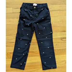 Crown & Ivy Kids - Boys Embroidered Dog Pants - Size 6